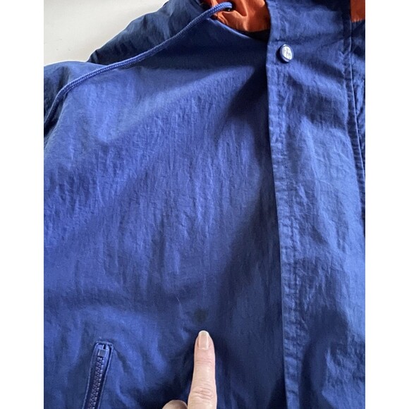 Men’s Vintage XL Reversible NASCAR Tide Racing Puffer Jacket with Hidden Hood - Picture 11 of 12